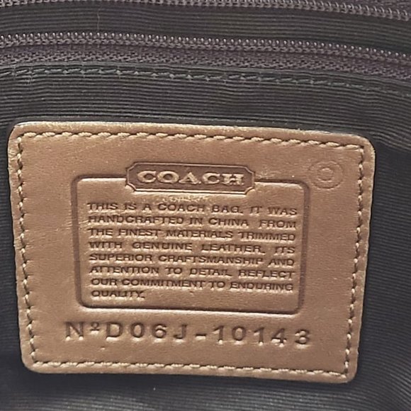 COACH chelsea hobo bag D06J-10143 brown - Picture 10 of 10